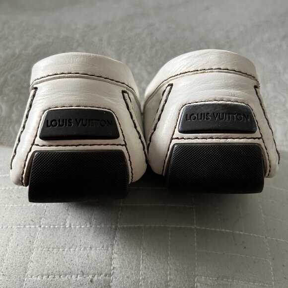 Men's White Louis Vuitton Loafers / Size 11 EUC - Picture 9 of 10